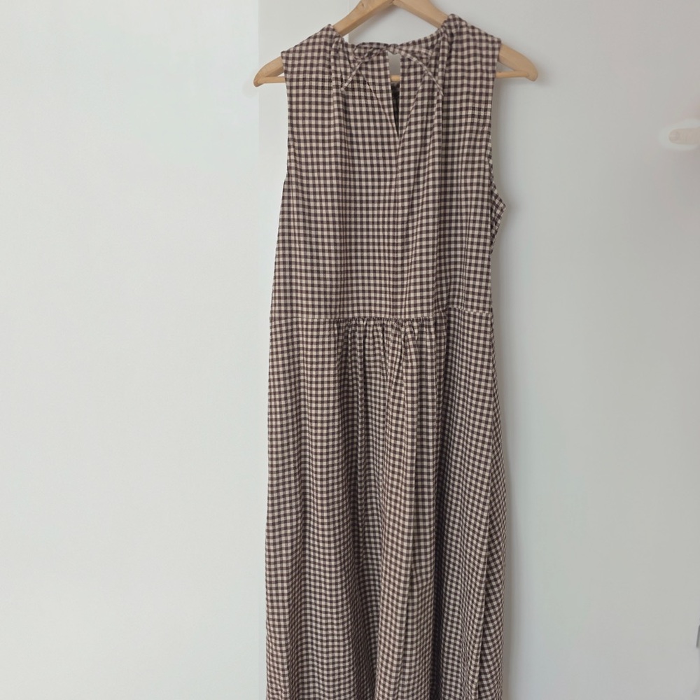 Gingham Sleeveless Dress